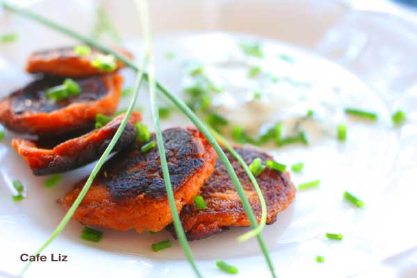 Pancakes à la patate douce d'Orna & Ella