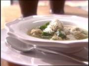 Soupe italienne aux petites boulettes de viande