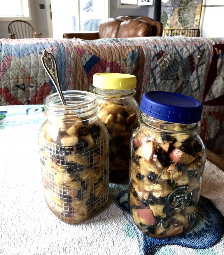 Chutney aux baies d'aronia fermentées