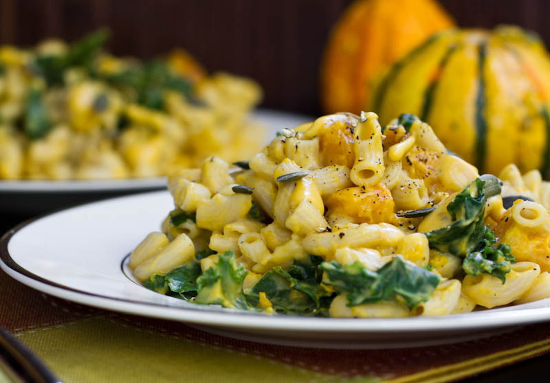Sauce macaroni au fromage et à la citrouille végétalienne