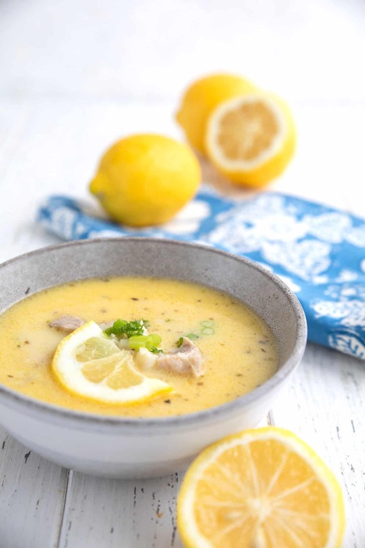 Recette de soupe au poulet et au citron (Avgolemono)