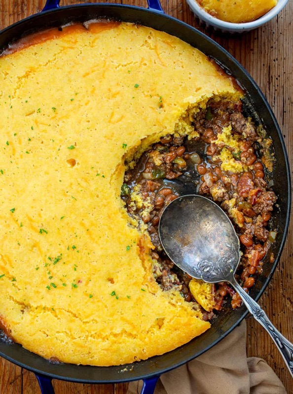 Casserole de cowboy au pain de maïs