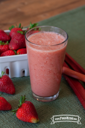 Strawberry-Rhubarb Smoothie
