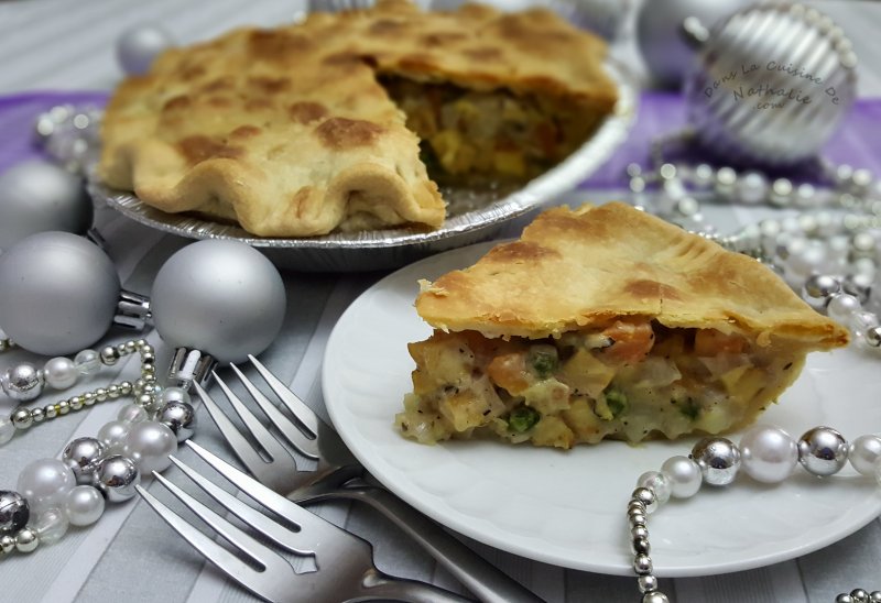 Pâté au poulet végé (tofu & légumes)