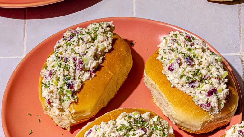 Sandwich au poulet et canneberges