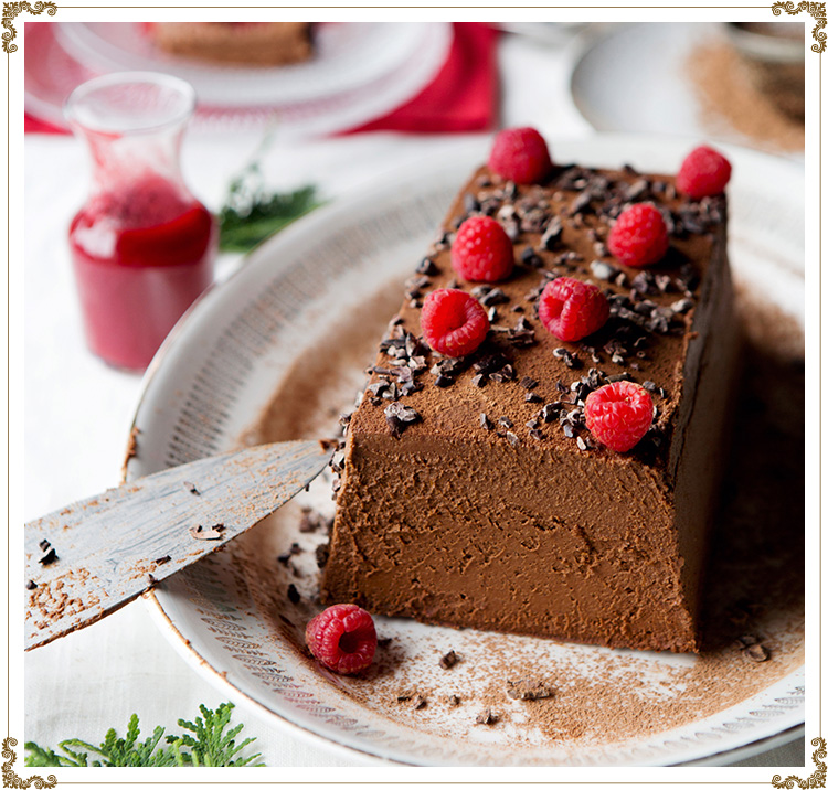 Bûche féérie chocolatée