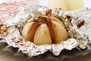 Fleur d'oignon au barbecue