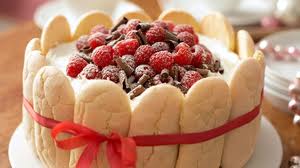 Charlotte vanille-framboise