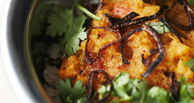 Cari de citrouille - Recette amérindienne