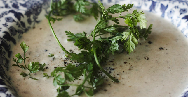 Soupe de topinambours - Recette amérindienne