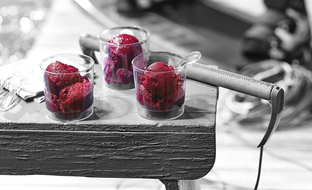 Sorbet aux betteraves et érable