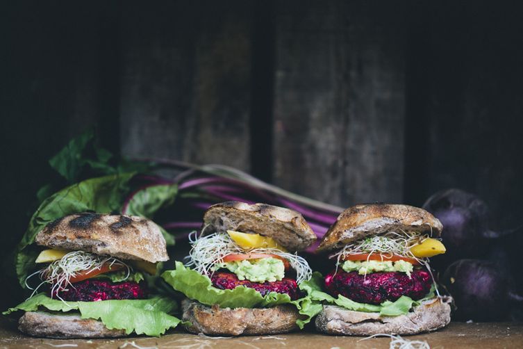 Hamburger à la Betterave et Feta