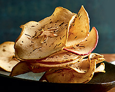 Croustilles de pommes : versions sucrée et salée