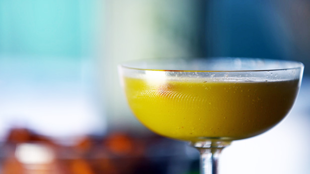 Cocktail à l’argousier (Style mimosa)