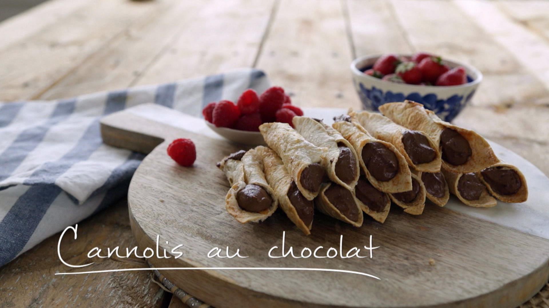 Cannolis au chocolat