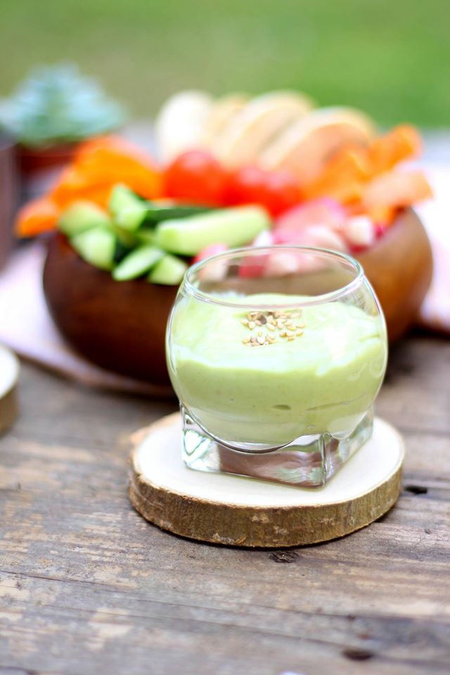 Sauce avocat coco coriandre