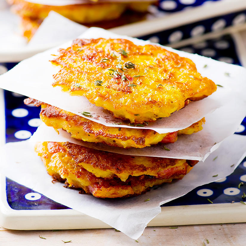Galettes de pommes de terre râpées