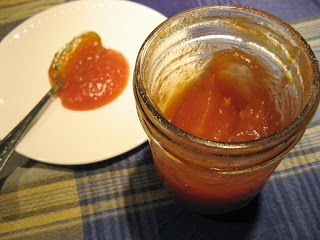 Sauce aux prunes sans prunes - aux courges