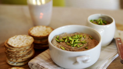 Mousse de foies de poulet aux canneberges séchées