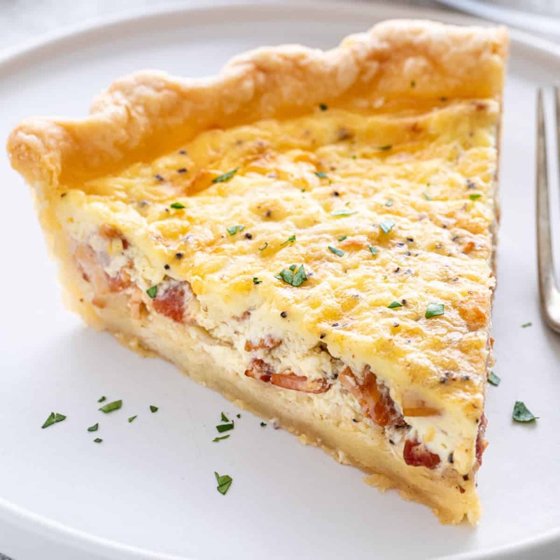 Quiche aux lardons